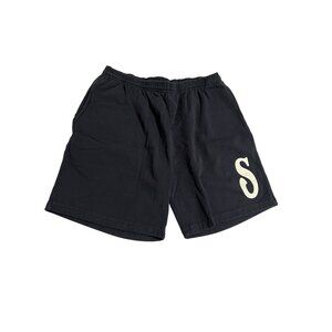 Strawberry Los Angeles Apparel S Logo Sweatshorts in Dark Grey